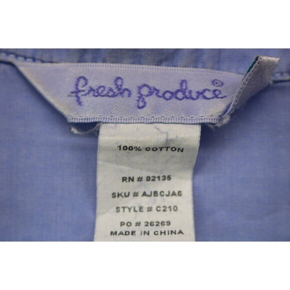 Fresh Produce Long Sleeve Button-Up Shirt-Size Small-Pockets - Picture 6 of 11